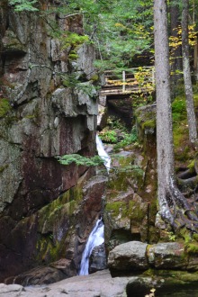 View of lower fall from bottom